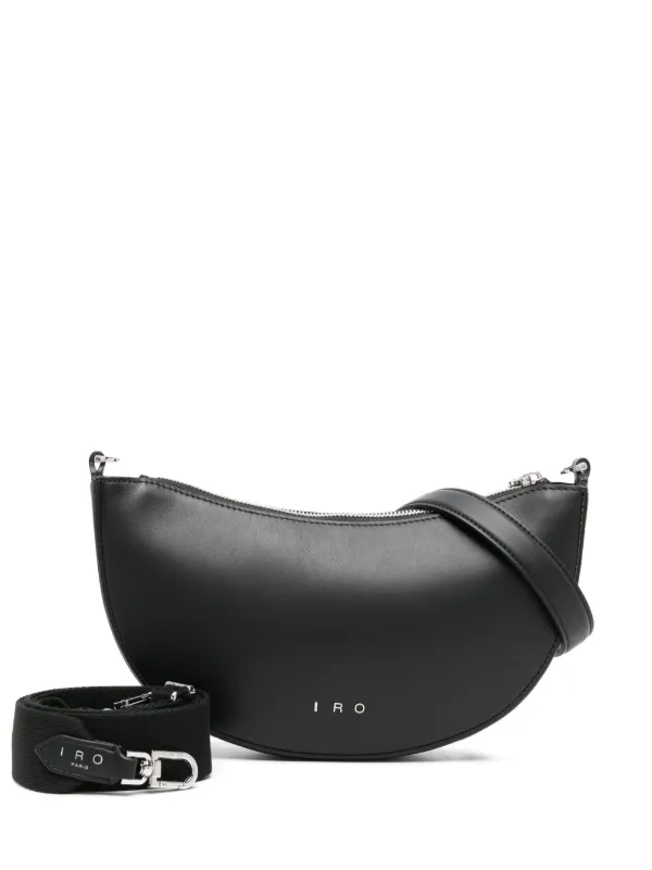 IRO Iri Arc Leather Shoulder Bag | Black | FARFETCH