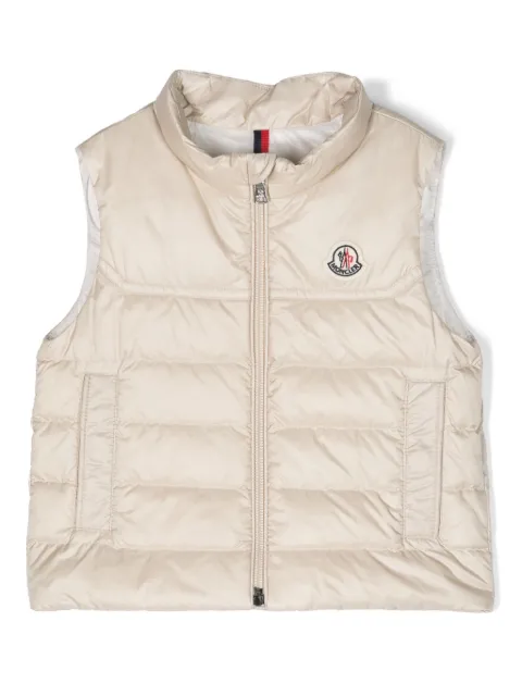 Moncler Enfant Gesteppte Camelien Daunenweste