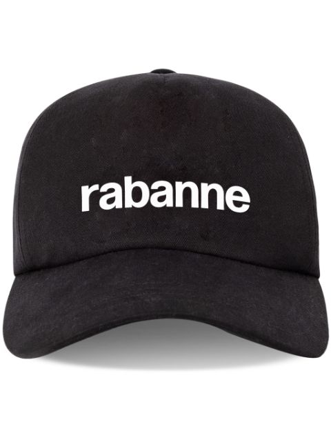 Rabanne logo-print cotton cap Men