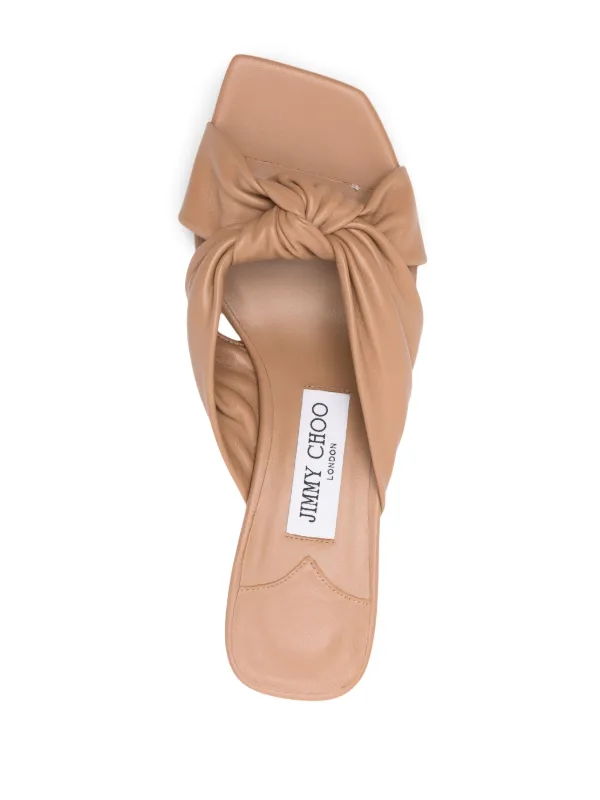 Jimmy Choo Avenue 50mm ミュール | ニュートラル | FARFETCH JP