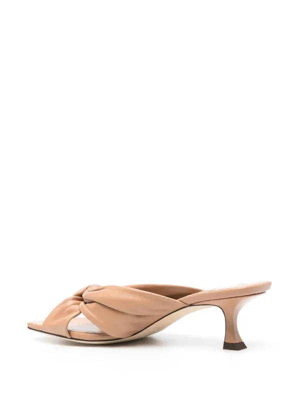 【関税込み】Jimmy Choo ヒールサンダル SAEDA SANDAL/BH 85 | スワロフスキークリスタルチェーン付き