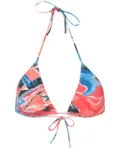 Clube Bossa Aava graphic-print bikini top - Multicolour