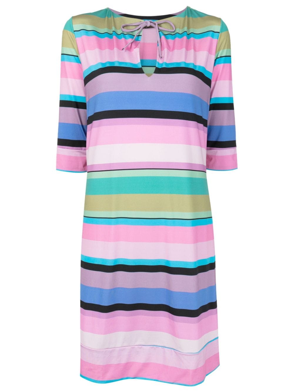 Clube Bossa Morell Striped Dress In Pink
