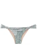 Clube Bossa Rings graphic-print bikini bottoms - Blue