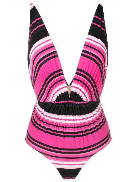 Clube Bossa Clavert plunging swimsuit