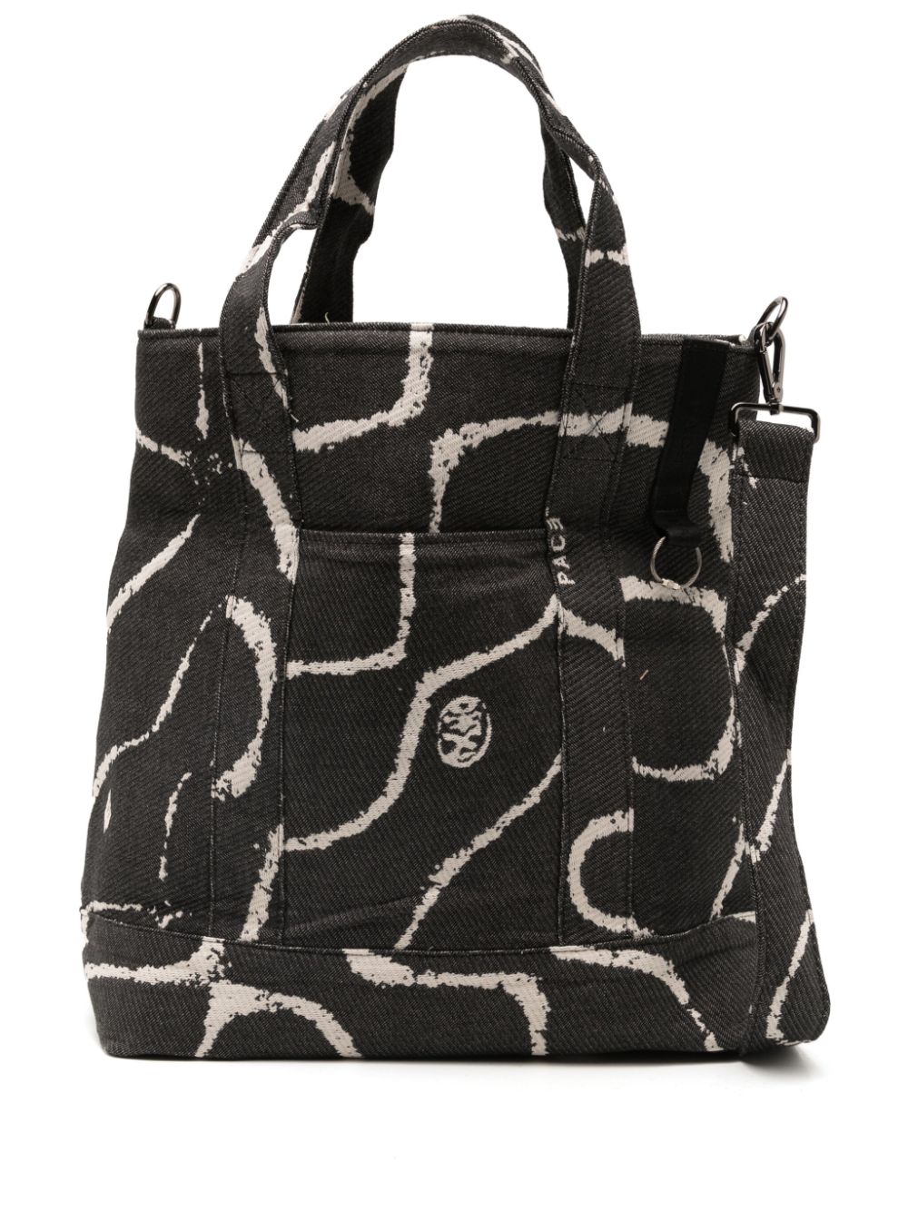 Pace Chladni-jacquard Tote Bag In Black