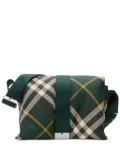 Burberry Pillow checked messenger bag - Green