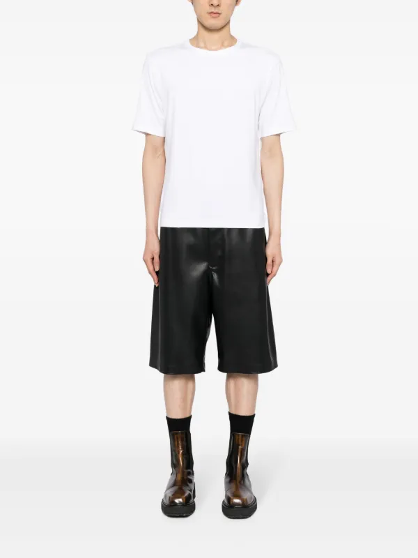 Peter Do pleat-detail Cotton T-shirt | White | FARFETCH