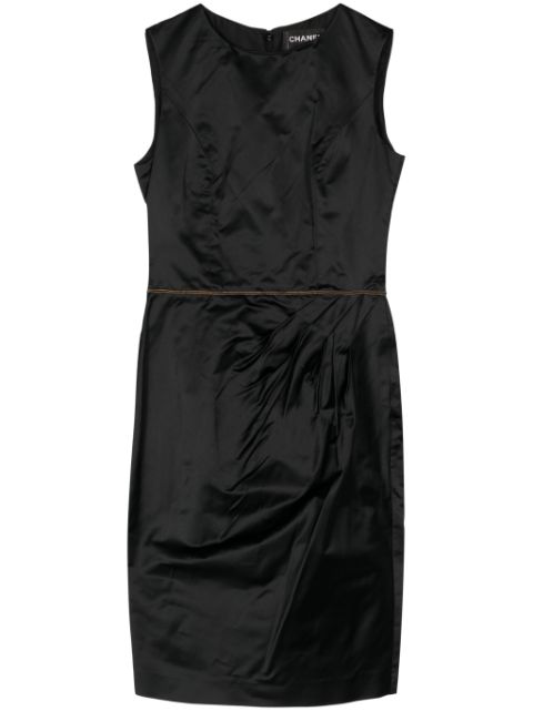 CHANEL 2000s draped silk dress Women