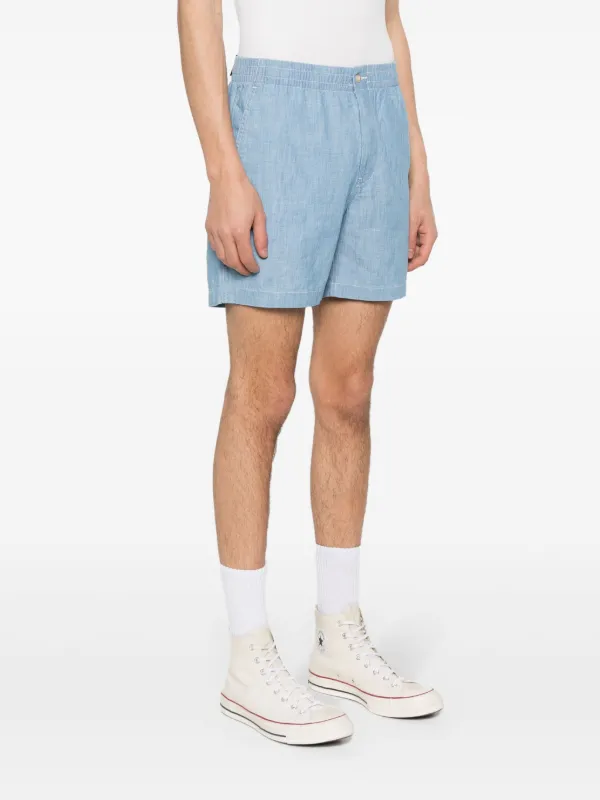 Polo Ralph Lauren Polo Pony-motif Cotton Shorts | Blue