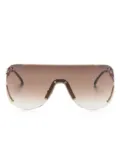 Carrera 3006/S rimless-lenses sunglasses - Brown