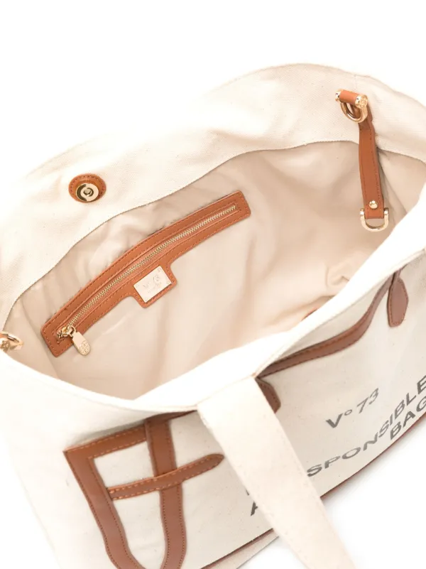 V°73 RESPONSIBILITY NOW HANDBAG V°73 Responsibility Now Tote Bag | Black | FARFETCH OM