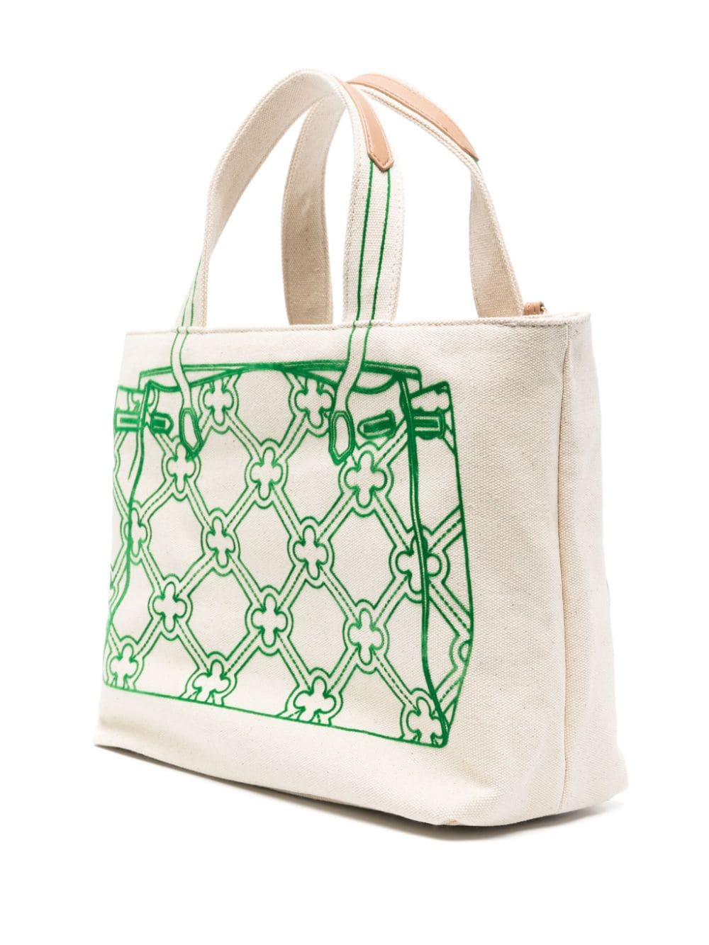 Shop V73 Must Canvas Tote Bag In Neutrals