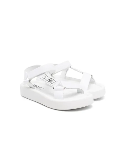 MM6 Maison Margiela Kids numbers-motif flatform sandals