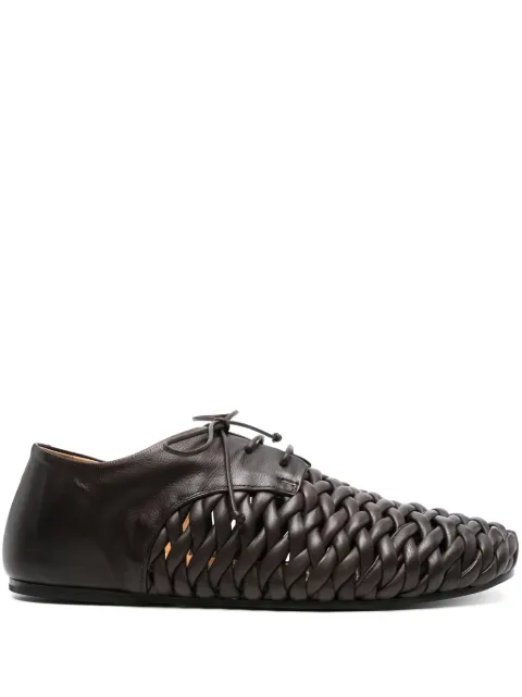 Marsèll Steccoblocco woven-leather Derby shoes