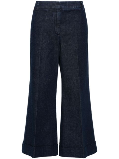 Jacob Cohën pressed-crease wide jeans