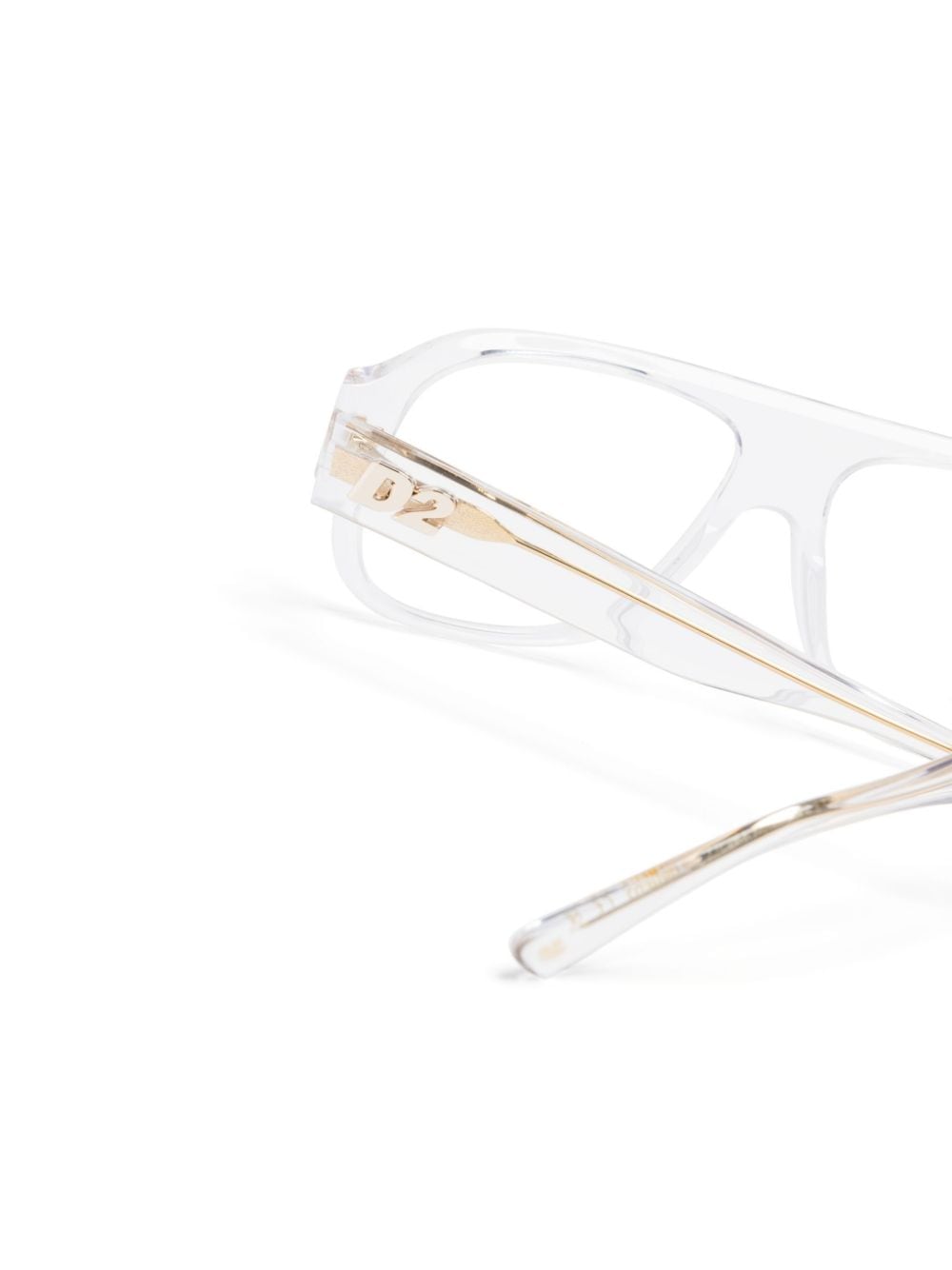 Shop Dsquared2 Hype Oversize-frame Glasses In 中性色