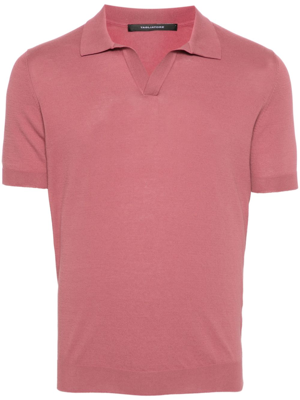 Tagliatore Keith knitted polo shirt - Pink