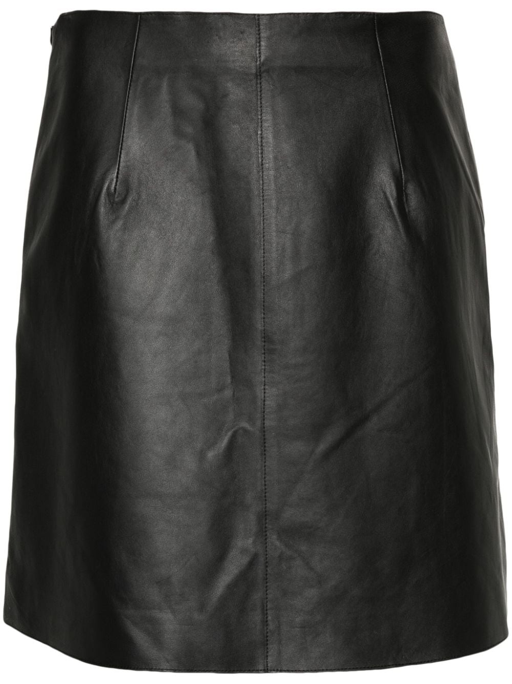 By Malene Birger A-line Leather Skirt In Black