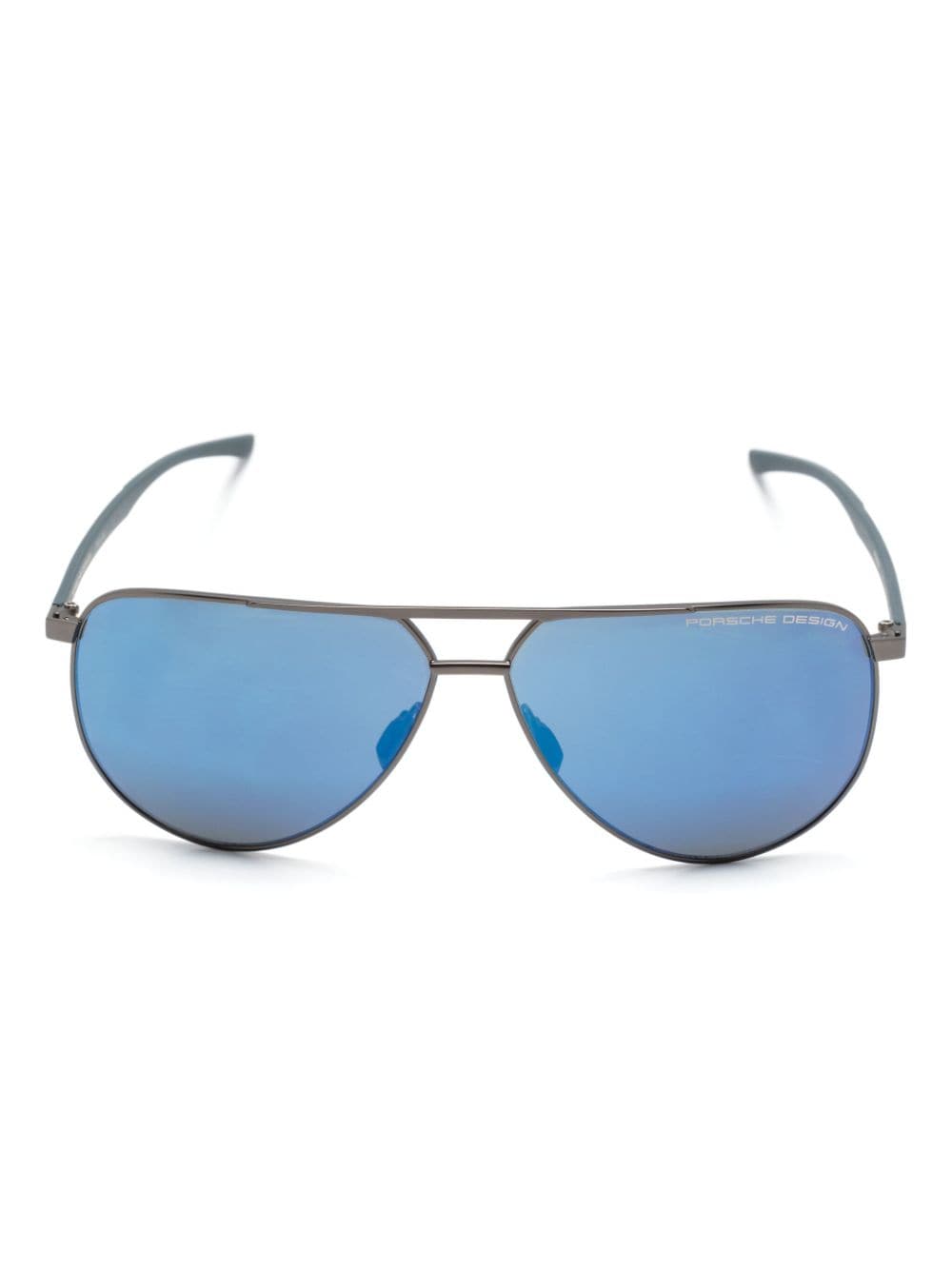 Porsche Design Pilot-frame Sunglasses In 灰色