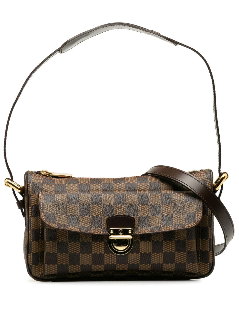Pre-owned Louis Vuitton 2008 Ravello Gm Two-way Shoulder Bag In 褐色