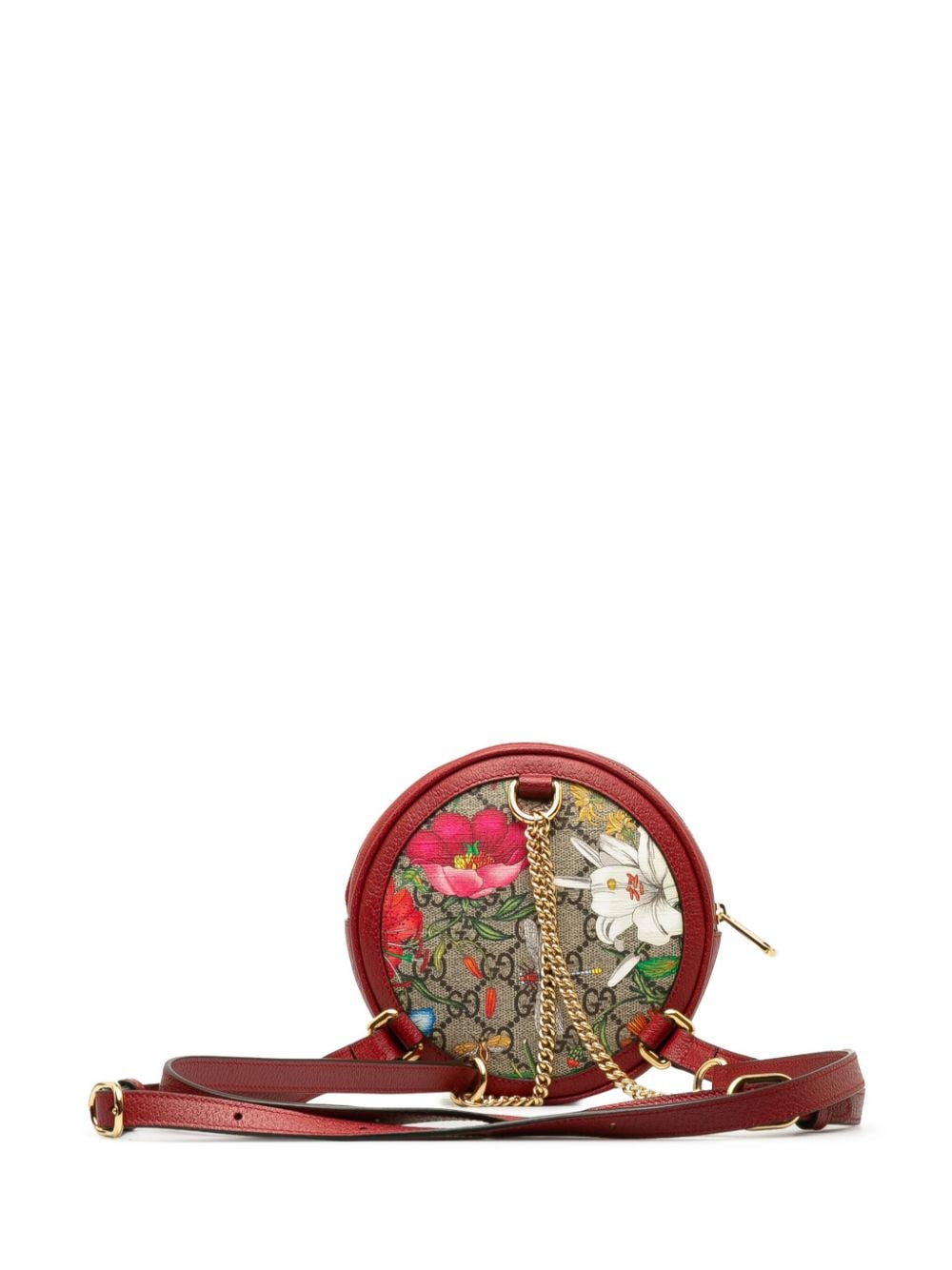 Pre-owned Gucci 2010-2015 Ophidia Backpack In Red