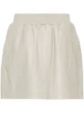 Arma Mare leather skirt - Neutrals