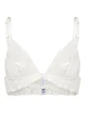 Fleur Of England Daisy Boudoir floral-lace bra - White