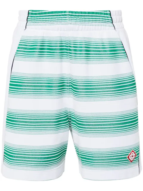 Casablanca bermudas con estampado de rayas