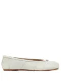Maison Margiela Tabi leather ballerina shoes - Grey