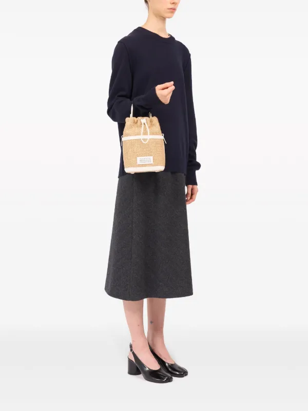 Maison Margiela 5AC バケットバッグ S | ニュートラル Maison Margiela 5AC バケットバッグ S | ニュートラル