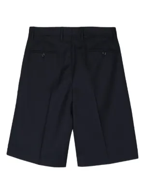 LARDINI｜SHORTS (EQLTR05EQ62023 910BC) Lardini - Straight-Leg Pleated Linen Shorts - Neutrals Lardini
