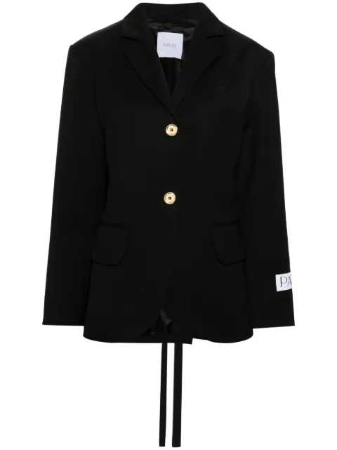Patou blazer con botones y cinturón