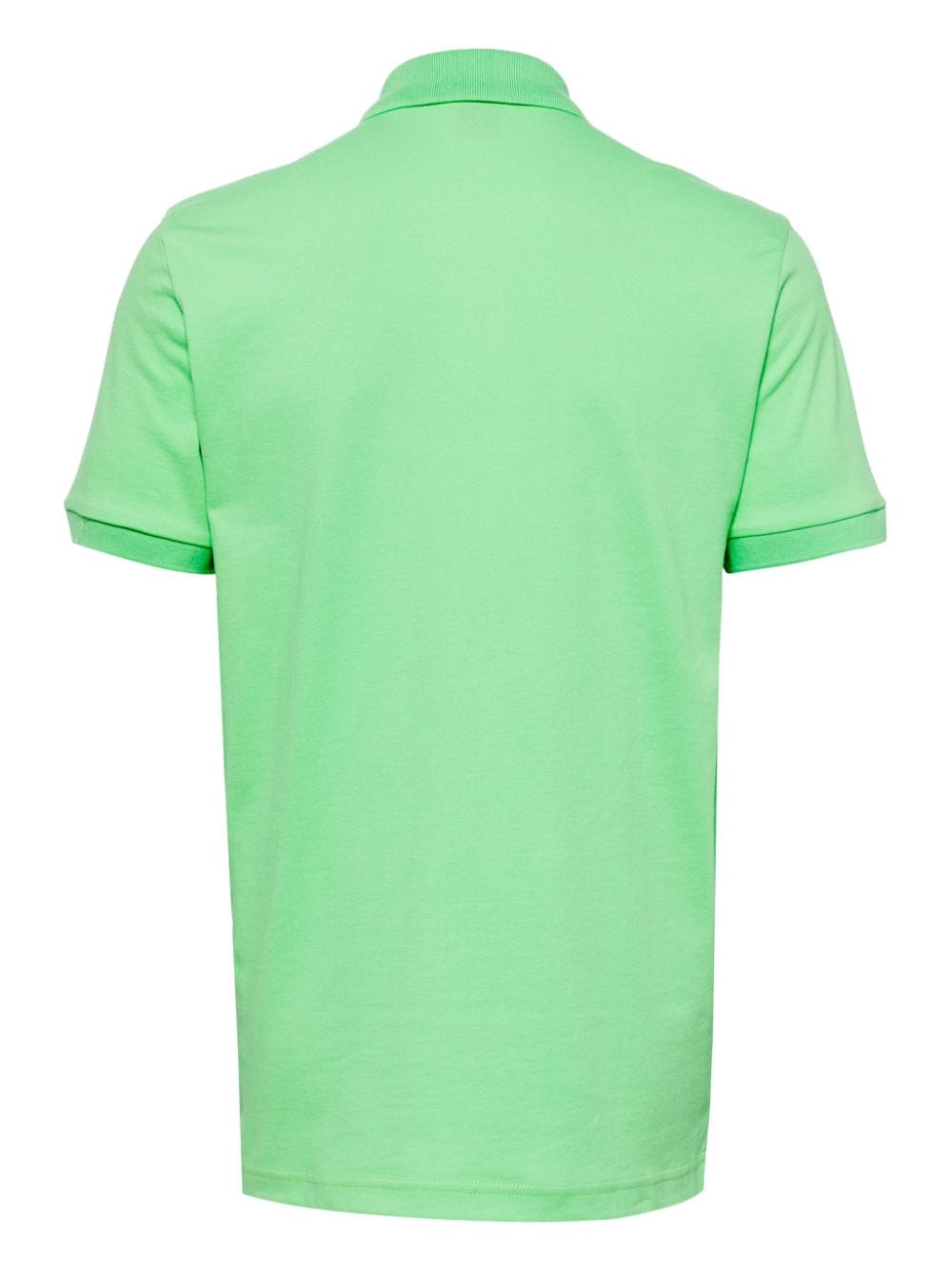 BOSS logo-appliqué short-sleeve polo shirt - Groen