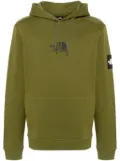 The North Face logo-print cotton hoodie - Green