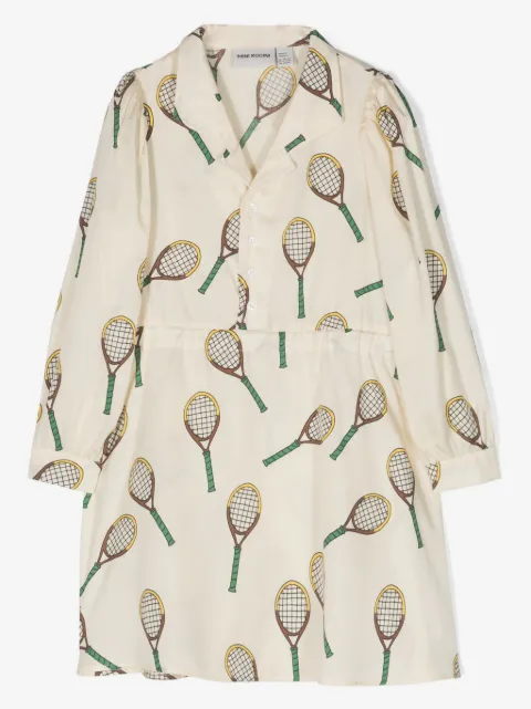 Mini Rodini Tennis-print lyocell shirtdress