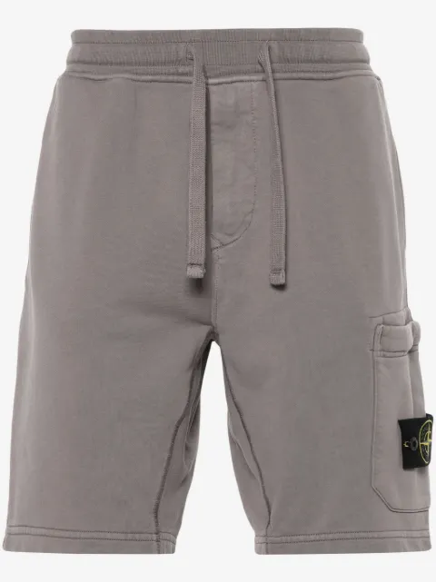 Stone Island Compass-badge jersey shorts