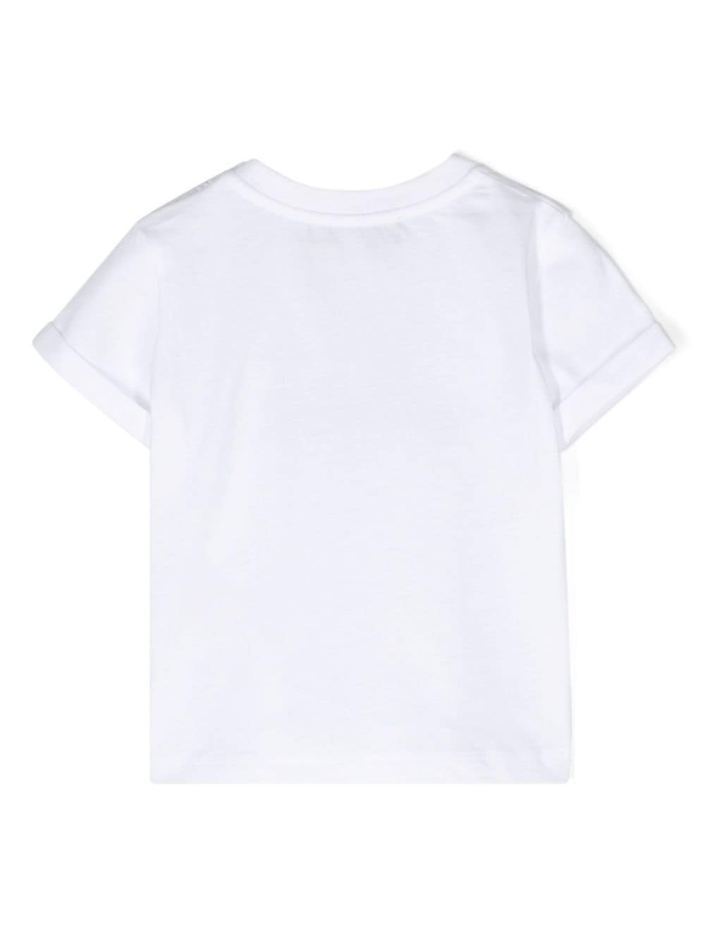 Shop Tartine Et Chocolat Graphic-print Cotton T-shirt In White