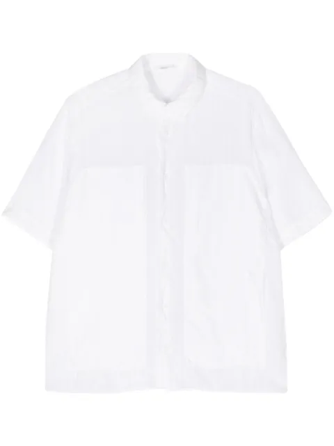 Transit decorative-stitching shortsleeve shirt