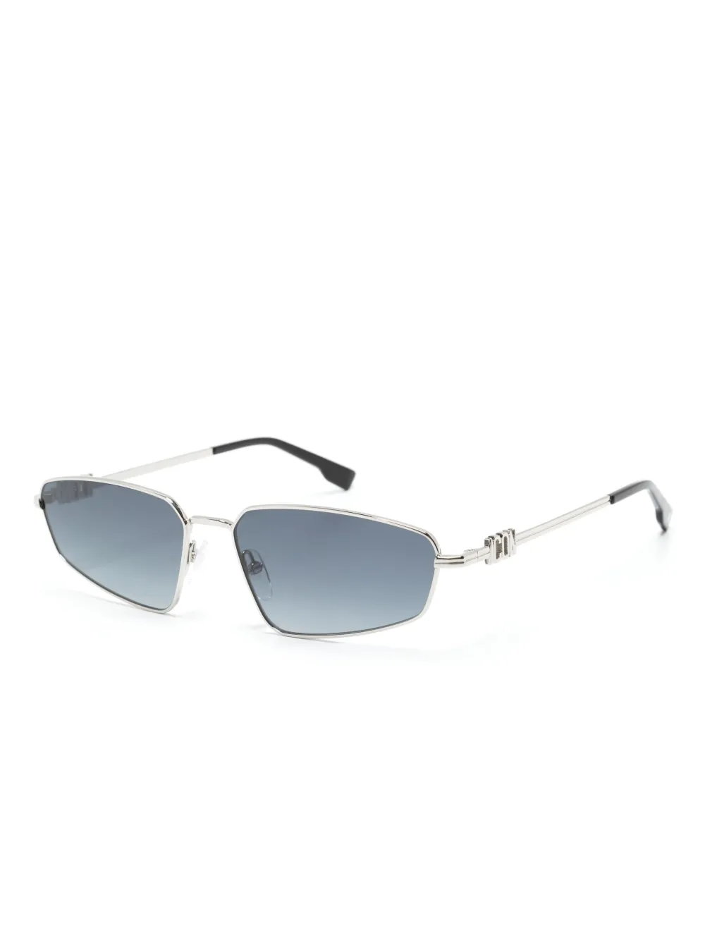 Shop Dsquared2 Geometric-frame Sunglasses In Grau