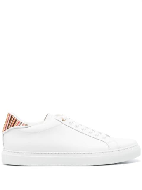 Paul Smith Beck  signature-stripe leather sneakers