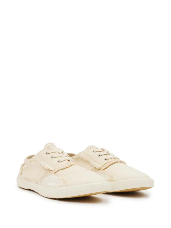 新品 Maison Margiela Inside Out キャンバススニーカー Maison Margiela Inside Out Canvas Sneakers | Neutrals | FARFETCH