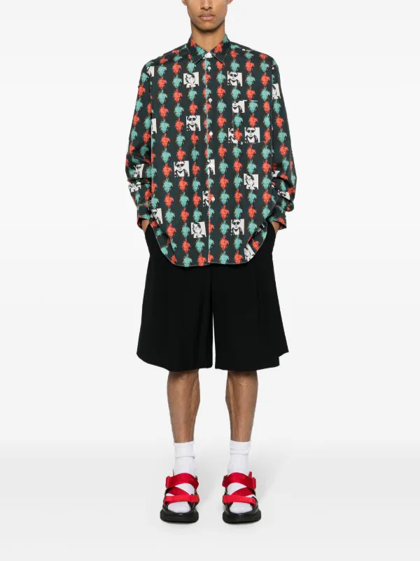 Comme Des Garçons Shirt Andy Warhol シャツ | ブラック | FARFETCH JP