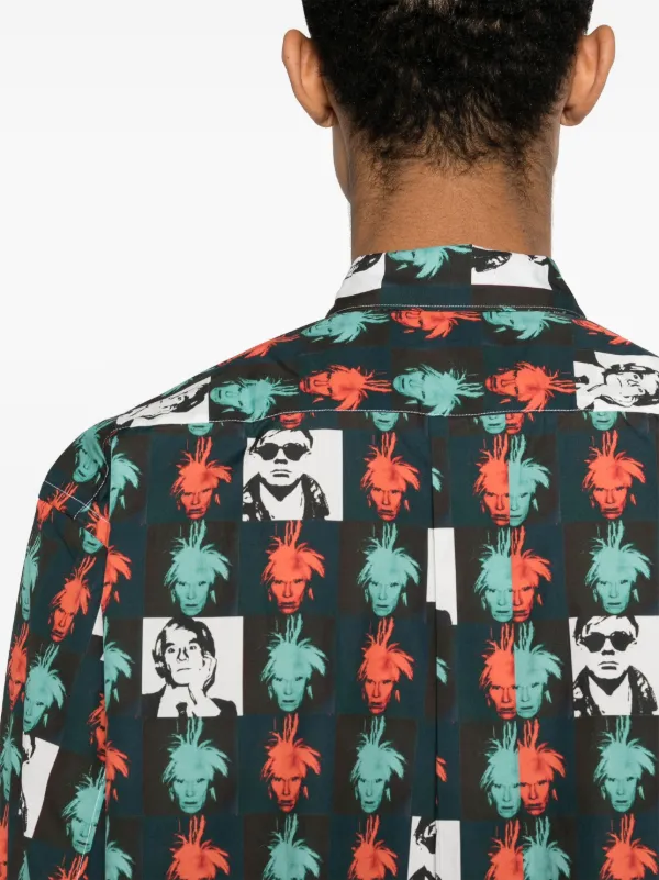 Comme Des Garçons Shirt Andy Warhol シャツ | ブラック | FARFETCH JP