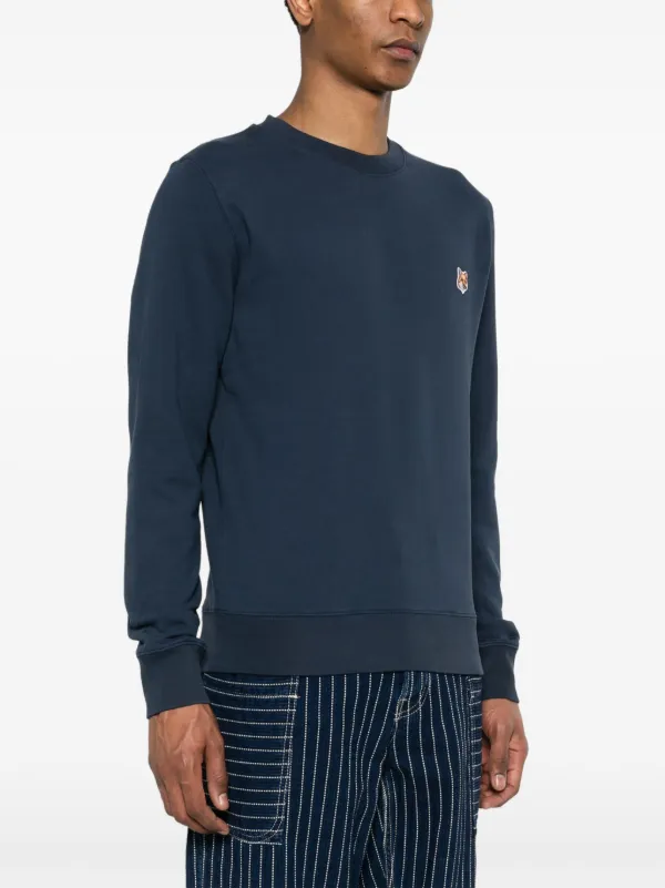 スウェット・トレーナー Maison Kitsune Cotton Sweatshirt With Bold Fox Head Patch BOLD FOX HEAD PATCH COMFORT SWEATSHIRT | Maison Kitsuné