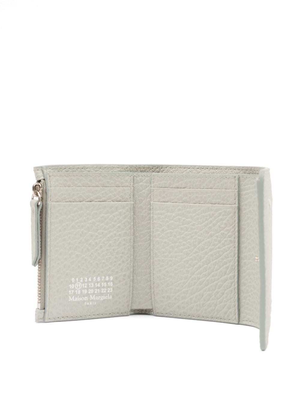 Shop Maison Margiela 4-stitch Leather Wallet In Neutrals