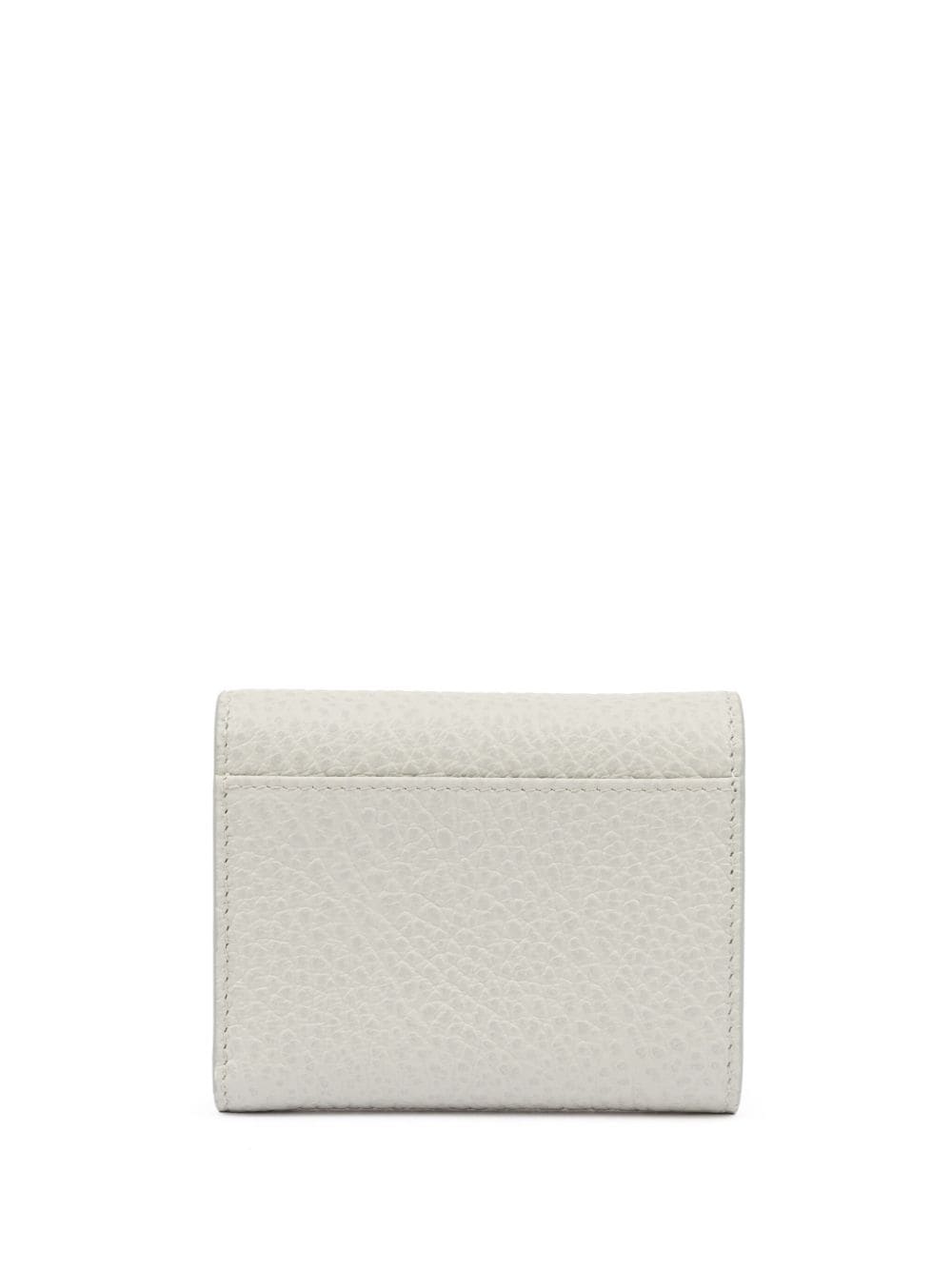 Shop Maison Margiela 4-stitch Leather Wallet In Neutrals