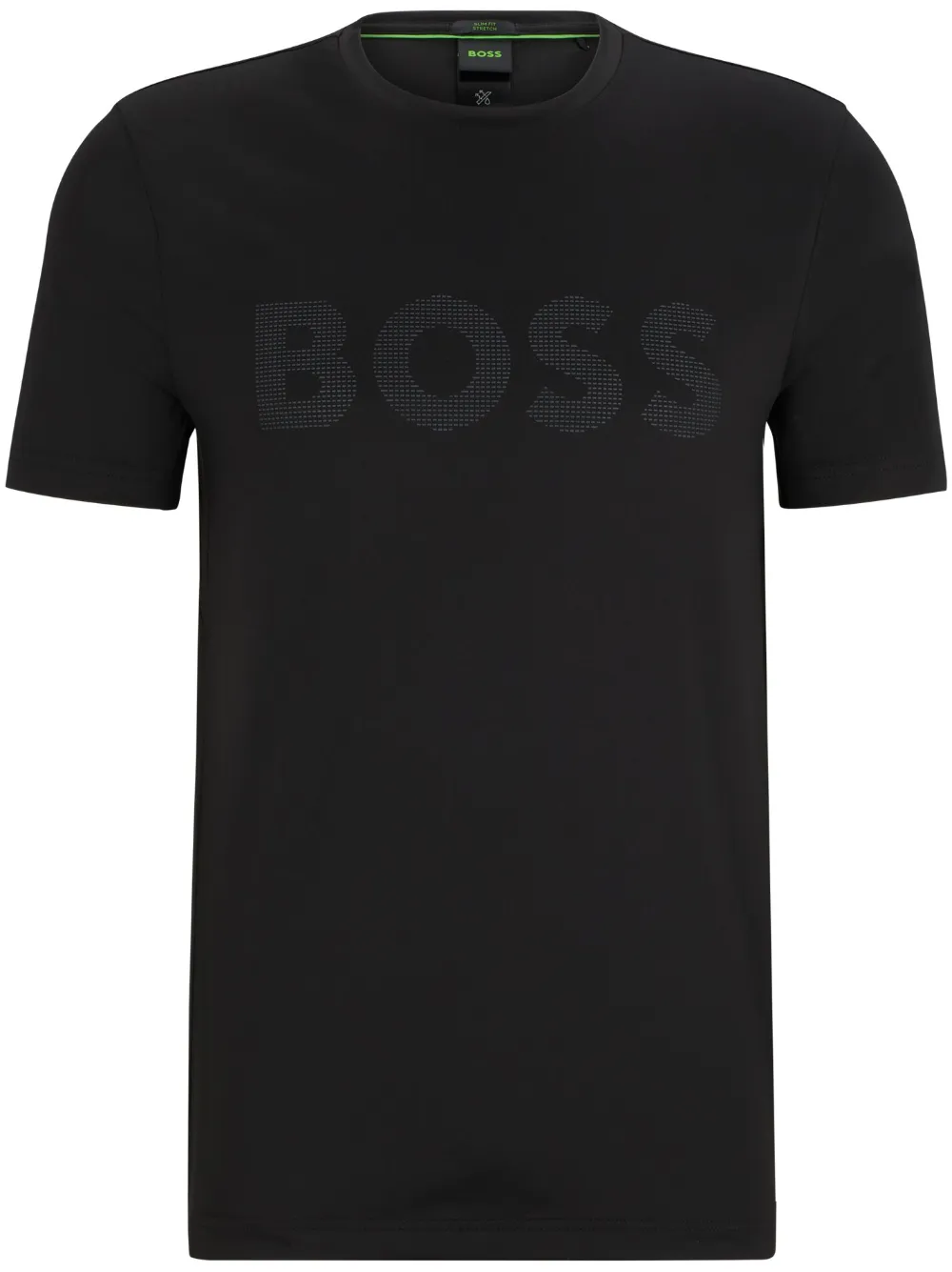 Shop Hugo Boss Logo-print T-shirt In Black