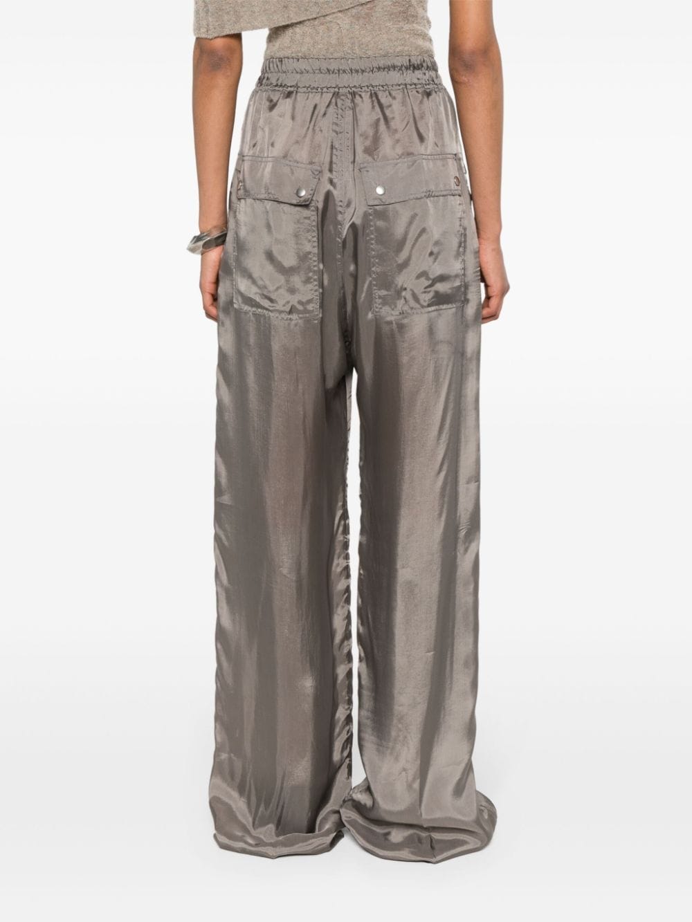 Shop Rick Owens Geth Belas Trousers In Grey
