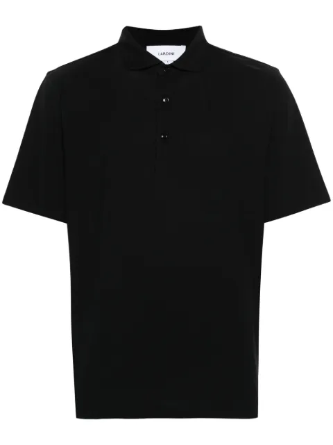 Lardini playera tipo polo de tejido jersey